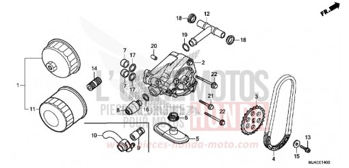 OIL PUMP VT750C2SE de 2014